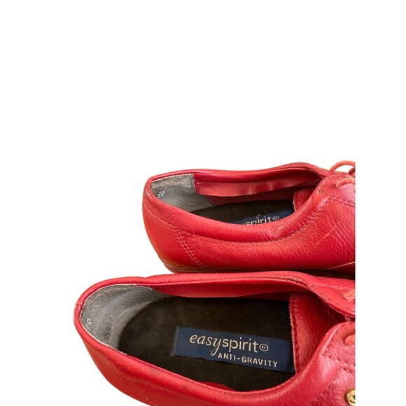 Easy Spirit  7.5 AA  Anti-gravity Motion Women's Lace Up Comfy Shoes Red - Picture 9 of 9